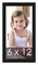 Panoramic Simple Black Picture Frame - UV Acrylic, Foam Board Backing, Hanging Hardware